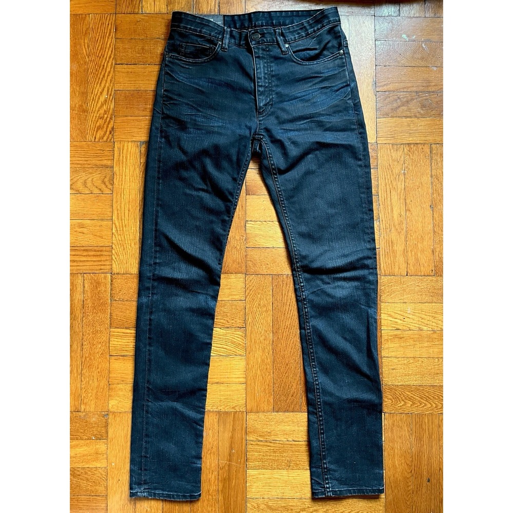 HOPE Ringstrand Soderberg Stockholm Sweden Jeans Size 27 Waxed Y2K Grunge Punk